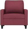 vidaXL Sessel Weinrot 60 cm Stoff 359153 Bild 3