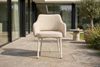 KAWOLA Gartenstuhl AMUR Outdoor Stoff cremefarben 80 x 62 x 62 cm Bild 2