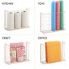mDesign Wandregal Ablage Aufbewahrung Regal Organizer Metall Roségold Bild 4