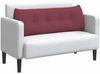 vidaXL Rücken Kissen Weinrot 140 x 24 x 50 cm Stoff 42014502 Bild 3