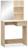 vidaXL Schminktisch Holzwerkstoff 75x40x141 cm Eiche 244862 Bild 2