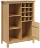 vidaXL Weinschrank HILL Honigbraun 79,5 x 40 x 107,5 cm 42025037 Bild 4