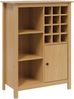 vidaXL Weinschrank HILL Honigbraun 79,5 x 40 x 107,5 cm 42025037 Bild 2