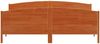 vidaXL Massivholzbett ohne Matratze Wachsbraun 200x200 Kiefernholz 3216163 Bild 4