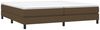 vidaXL Polsterbett, Stoff, 25,0 cm, Dunkelbraun, 200x200 cm Bild 3