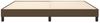 vidaXL Polsterbett, Stoff, 25,0 cm, Dunkelbraun, 200x200 cm Bild 5