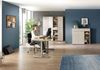 Komplettbüro Büro-Set SANTORIN VII Riva Eiche & Glas Cashmere 7-teilig Bild 2