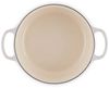 Le Creuset Signature Gusseisen-Bräter mit Deckel, Für alle Herdarten und Induktion geeignet, Rund, Shell Pink, 24,0 cm, 4.2 Bild 2