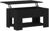 vidaXL Couchtisch Schwarz Eichen-Optik 79 x 49 x 41 cm Holzwerkstoff 862765 Bild 5