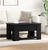vidaXL Couchtisch Schwarz Eichen-Optik 79 x 49 x 41 cm Holzwerkstoff 862765 Bild 4