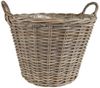 Pflanzkorb Pflanzkübel Übertopf Blumentopf Rattan mit Innenfolie Laursen 3785-00 Bild 5