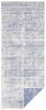 In- & Outdoor Wendeteppich Biri Blau Creme - 80x350x0,5cm Bild 5