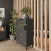Kommode Marelle Anthrazit/Artisan 76 x 120 cm mit 5 Schubladen Vicco Bild 5