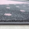 Teppium Teppich Herz-Design, Rund, Höhe: 10 mm, Teppich Kinderzimmer Herz Design Kinder Teppich Rosa Babyzimmer Bild 3