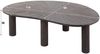 Couchtisch Foray aus massivem Teakholz, Mid-Century Design, Dunkelbraun, Strahlenmuster, 110 cm Bild 4