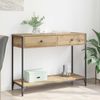 Konsolentisch, Beistelltisch, Konsole Artisan-Eiche 100 x 34,5 x 75 cm Holzwerkstoff Bild 2