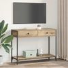 Konsolentisch, Beistelltisch, Konsole Artisan-Eiche 100 x 34,5 x 75 cm Holzwerkstoff Bild 4