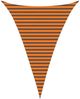 vidaXL Sonnensegel Orange und Braun 3 x 4 x 4 m 100 % Polyester Oxford 42031145 Bild 2