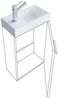 VCM Badmöbel Waschtisch Slito 916951 Honig-Eiche H. 130 x B. 41 x T. 22 cm Bild 4