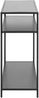 Konsolentisch >Carney< in Schwarz/matt aus Metall - 100x79x35cm (BxHxT) Bild 3