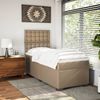 vidaXL Boxspringbett mit Matratze Cappuccino-Braun 80x200cm Kunstleder 3290699 Bild 3