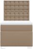 vidaXL Boxspringbett mit Matratze Cappuccino-Braun 80x200cm Kunstleder 3290699 Bild 4