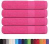 vidaXL Handtücher FROGN 4 Stk. Rosa 100x200 cm 360 g/m² 137059 Bild 2