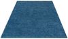 carpet city Shaggy Hochflor Teppich - 200x200 cm Quadratisch - Blau - Langflor Wohnzimmerteppich - Einfarbig Uni Modern - Flauschig-Weiche Teppiche Schlafzimmer Deko Bild 4
