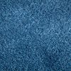 carpet city Shaggy Hochflor Teppich - 200x200 cm Quadratisch - Blau - Langflor Wohnzimmerteppich - Einfarbig Uni Modern - Flauschig-Weiche Teppiche Schlafzimmer Deko Bild 3