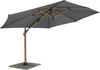 Primaster Ampelschirm Tarifa anthrazit Ø 4m Sonnenschirm Gartenschirm schwenkbar Bild 3