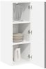vidaXL Wandschrank LUCCA Schwarz 30 x 31 x 80 cm Holzwerkstoff 885007 Bild 3