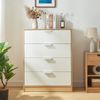 Kommode Varkaus 90x70x40 cm Eichenoptik/Weiß [en. casa] Bild 2
