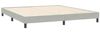 vidaXL Boxspringbett ohne Matratze Hellgrau 200x210 cm Samt 3315843 Bild 4