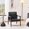 Yaheetech Relaxsessel Retro Loungesessel Einzelsofa, Loungesessel Lesesessel Kunstleder Belastbar bis 136 kg Bild 3