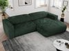 Ecksofa PASADENA, freistehendes Ecksofa, breite Armlehnen, Federsitz - rechts - Grün Cord Bild 3