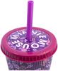 Disney Minnie Mouse Golden Treasure Trinkbecher 790 ml mit strukturierter Oberfläche und Deckel für unterwegs Bild 3