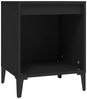 vidaXL Nachttische 2 Stk. Schwarz 40 x 35 x 50 cm [821877] Bild 5