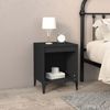 vidaXL Nachttische 2 Stk. Schwarz 40 x 35 x 50 cm [821877] Bild 3