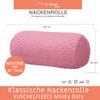 Dr. Berger Nackenrolle Minky Altrosa 40 x 16 cm Bild 2