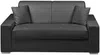 Schlafsofa 2-Sitzer EMIR - Schwarz - Liegefläche: 120 cm - Matratzenhöhe: 18 cm Bild 5