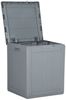 vidaXL Garten-Aufbewahrungsbox 90 L Grau PP-Holzoptik 151233 Bild 5