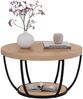 Couchtisch Arvina Goldkraft Eiche 80 x 80 cm Vicco Bild 5