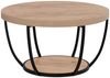 Couchtisch Arvina Goldkraft Eiche 80 x 80 cm Vicco Bild 1