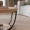 Couchtisch Arvina Goldkraft Eiche 80 x 80 cm Vicco Bild 4