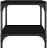 vidaXL Beistelltisch Schwarz 40x40x40 cm Holzwerkstoff 819377 Bild 4