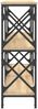 vidaXL Konsolentisch Sonoma-Eiche 156x28x80,5 cm Holzwerkstoff 835425 Bild 5