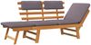 vidaXL 2-in-1 Gartenliege mit Auflage 190 cm Massivholz Akazie 45960 Bild 4