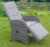 Relaxsessel Salerno aus Alu, Kunststoffgeflecht und Polyester Bild 3