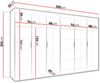 Kleiderschrank Midere 300 (Farbe: Cashmere) Bild 5