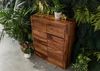 Kommode Sheesham 100x37x111 walnuss gewachst TORONTO #238 Bild 2